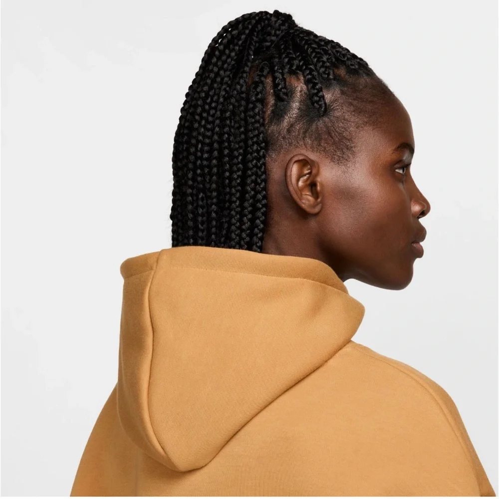 Nike Women’s Tech Fleece Oversized Hoodie in Flax Sz XL NWT - Picture 7 of 12